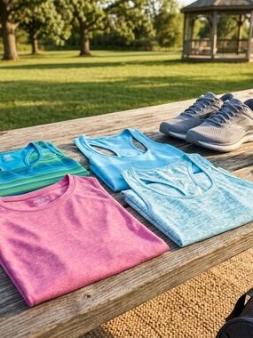 Bundle of 4 Women’s Activewear Tank Tops